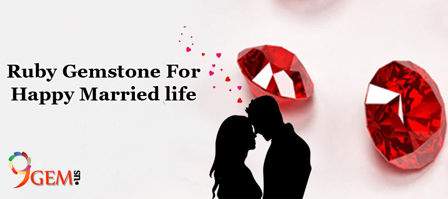 Ruby Gemstone For Happy Married life